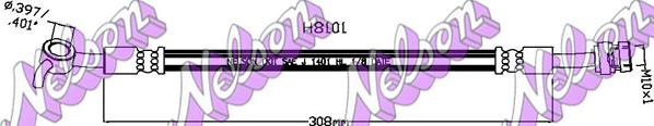 Kawe H8101 - Brake Hose car-mod.net