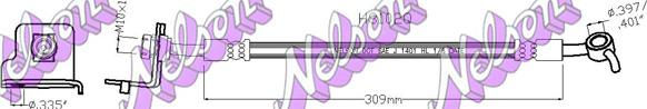 Kawe H8102Q - Brake Hose car-mod.net