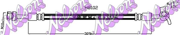 Kawe H8102 - Brake Hose car-mod.net