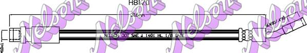 Kawe H8170 - Brake Hose car-mod.net