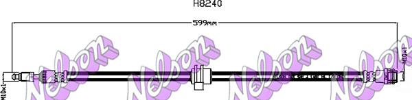 Kawe H8240 - Brake Hose car-mod.net