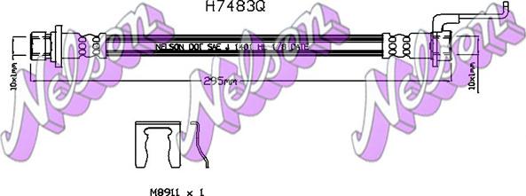 Kawe H7483Q - Brake Hose car-mod.net