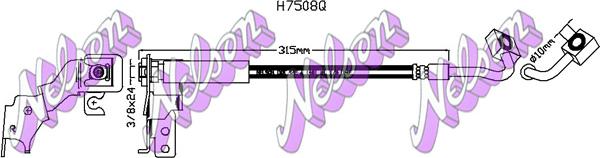 Kawe H7508Q - Brake Hose car-mod.net