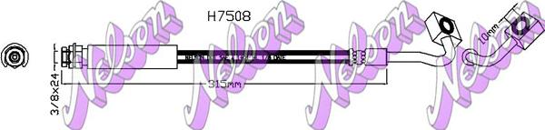 Kawe H7508 - Brake Hose car-mod.net