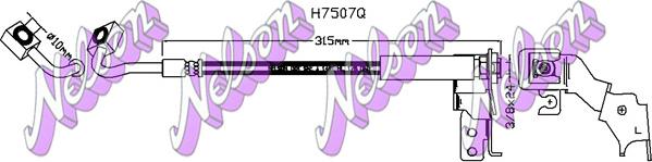 Kawe H7507Q - Brake Hose car-mod.net