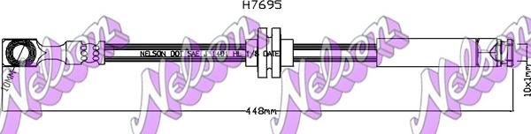 Kawe H7695 - Brake Hose car-mod.net