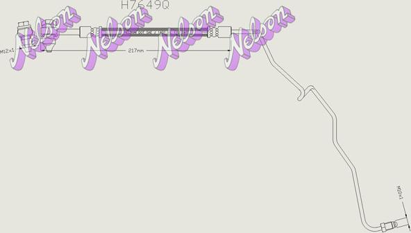 Kawe H7649Q - Brake Hose car-mod.net