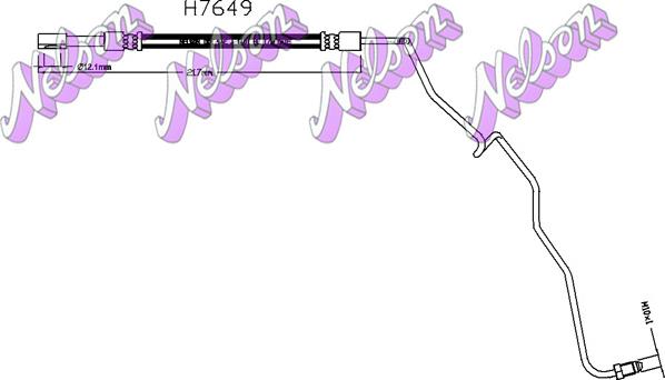 Kawe H7649 - Brake Hose car-mod.net