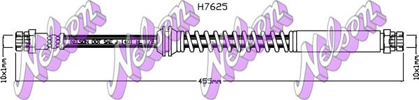 Kawe H7625 - Brake Hose car-mod.net