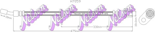 Kawe H7059 - Brake Hose car-mod.net