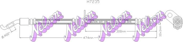 Kawe H7235 - Brake Hose car-mod.net