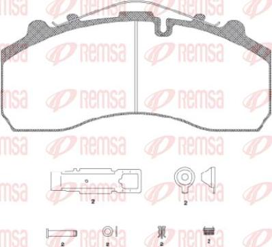 Kawe JCA637.20 - Brake Pad Set, disc brake car-mod.net
