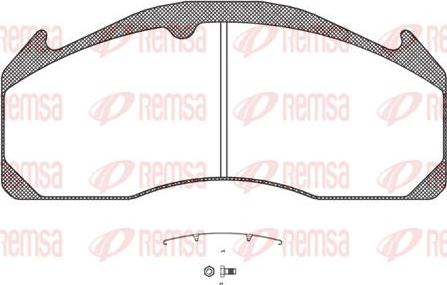 Kawe JCA1033.00 - Brake Pad Set, disc brake car-mod.net