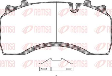 APEC PAD29142K - Brake Pad Set, disc brake car-mod.net