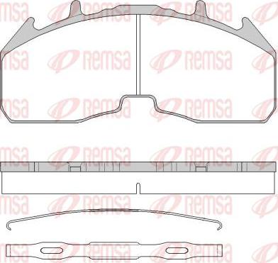 Kawe JCA1842.00 - Brake Pad Set, disc brake car-mod.net