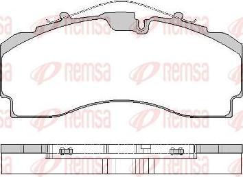 Kawe JCA1704.00 - Brake Pad Set, disc brake car-mod.net