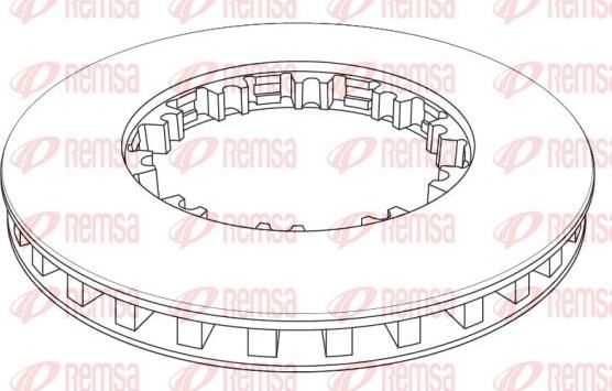 Kawe NCA1143.21 - Brake Disc car-mod.net