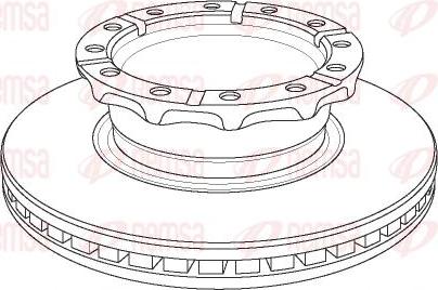 Kawe NCA1158.20 - Brake Disc car-mod.net