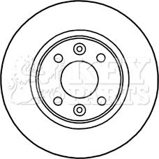 Key Parts KBD5328 - Brake Disc car-mod.net