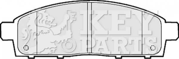 Key Parts KBP2054 - Brake Pad Set, disc brake car-mod.net