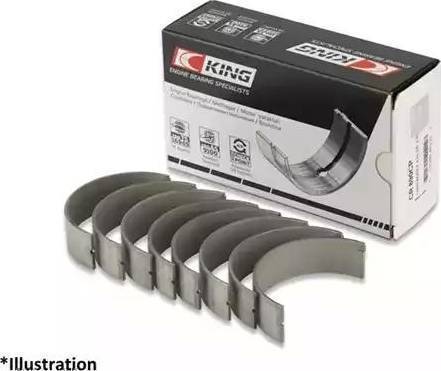 King CR4104CP0.5 - Big End Bearings car-mod.net