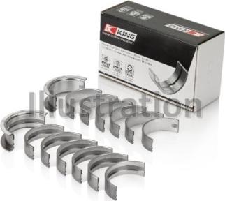 King MB 770AM0.25 - Crankshaft Bearing Set car-mod.net