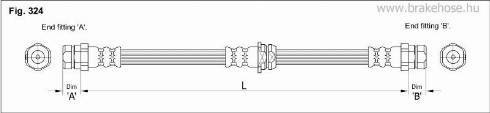 KK95KFT FT0248 - Brake Hose car-mod.net