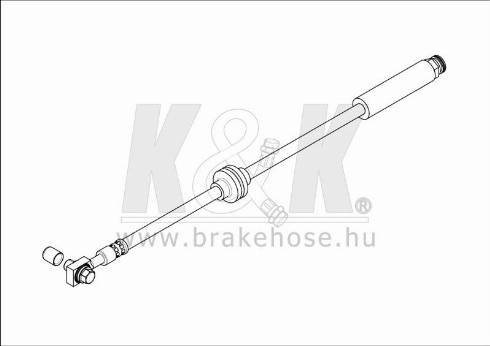 KK95KFT FT1619 - Brake Hose car-mod.net