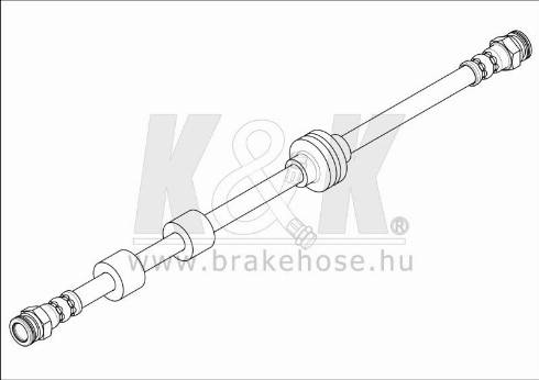 KK95KFT FT1618 - Brake Hose car-mod.net