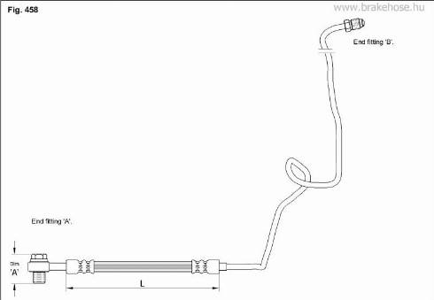 KK95KFT FT1355 - Brake Hose car-mod.net
