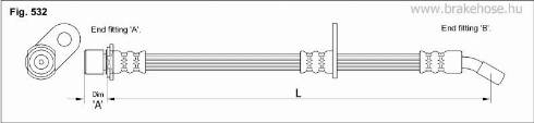 KK95KFT FT1296 - Brake Hose car-mod.net