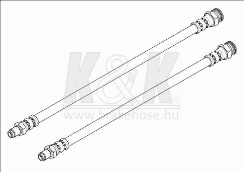 KK95KFT FT1791 - Brake Hose car-mod.net