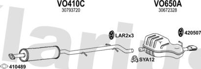 Klarius 960657U - Exhaust System car-mod.net