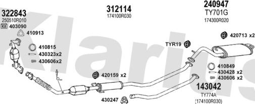 Klarius 900509E - Exhaust System car-mod.net