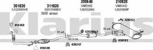 Klarius 930925E - Exhaust System car-mod.net