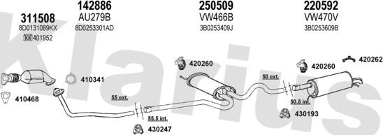 Klarius 930694E - Exhaust System car-mod.net