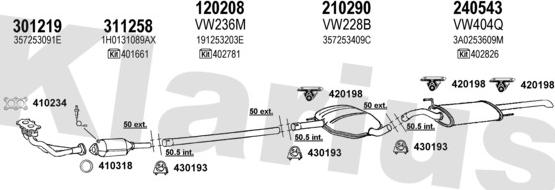 Klarius 930606E - Exhaust System car-mod.net