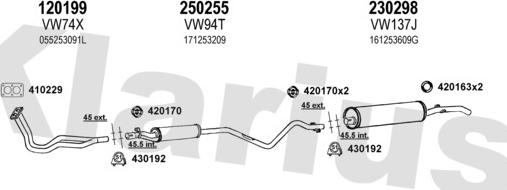 Klarius 930029E - Exhaust System car-mod.net