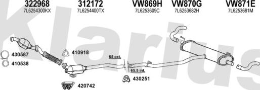 Klarius 931679E - Exhaust System car-mod.net