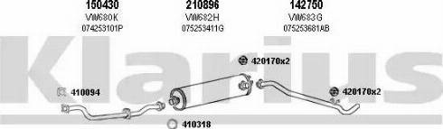 Klarius 931336E - Exhaust System car-mod.net