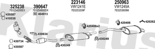 Klarius 932034E - Exhaust System car-mod.net