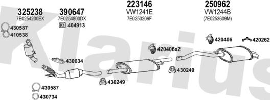 Klarius 932033E - Exhaust System car-mod.net