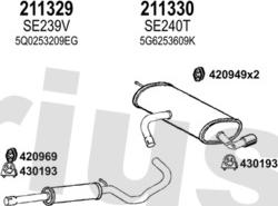 Klarius 932126E - Exhaust System car-mod.net