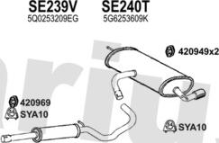 Klarius 932126U - Exhaust System car-mod.net