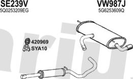 Klarius 932128U - Exhaust System car-mod.net