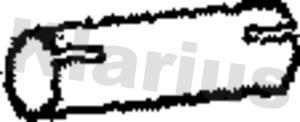 Klarius 460061 - Pipe Connector, exhaust system car-mod.net