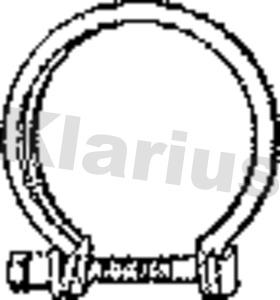 Klarius 430628 - Pipe Connector, exhaust system car-mod.net