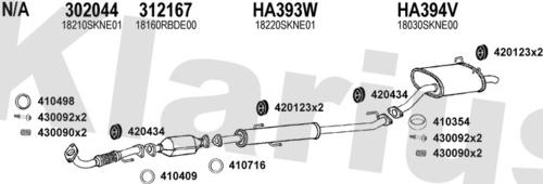 Klarius 420248E - Exhaust System car-mod.net