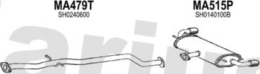 Klarius 570365U - Exhaust System car-mod.net