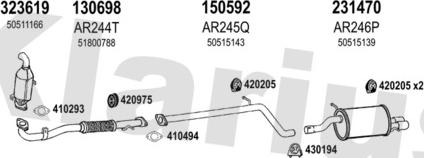 Klarius 030326E - Exhaust System car-mod.net